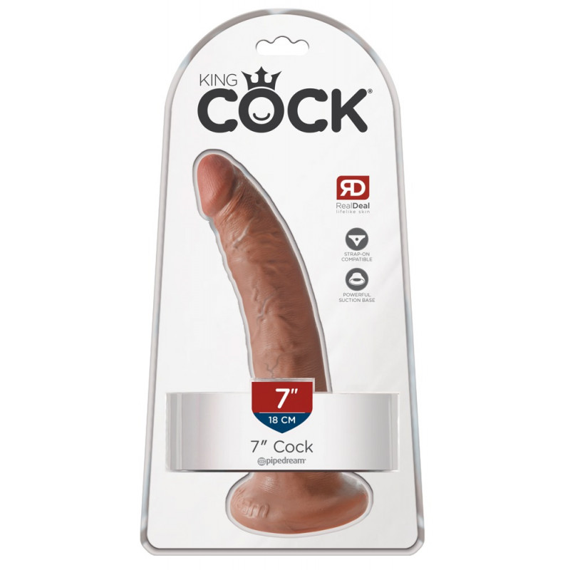 Фалоімітатор King Cock 7 Cock Tan