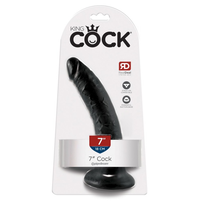 Фалоімітатор King Cock 7 Cock Dark