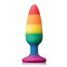 COLOURFUL LOVE RAINBOW ANAL PLUG MEDIUM