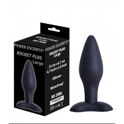 Rocket Анальна пробка  Silicone large black