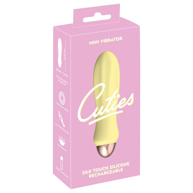 Міні вібратор Cuties 2.0 Mini Vibrator Yello