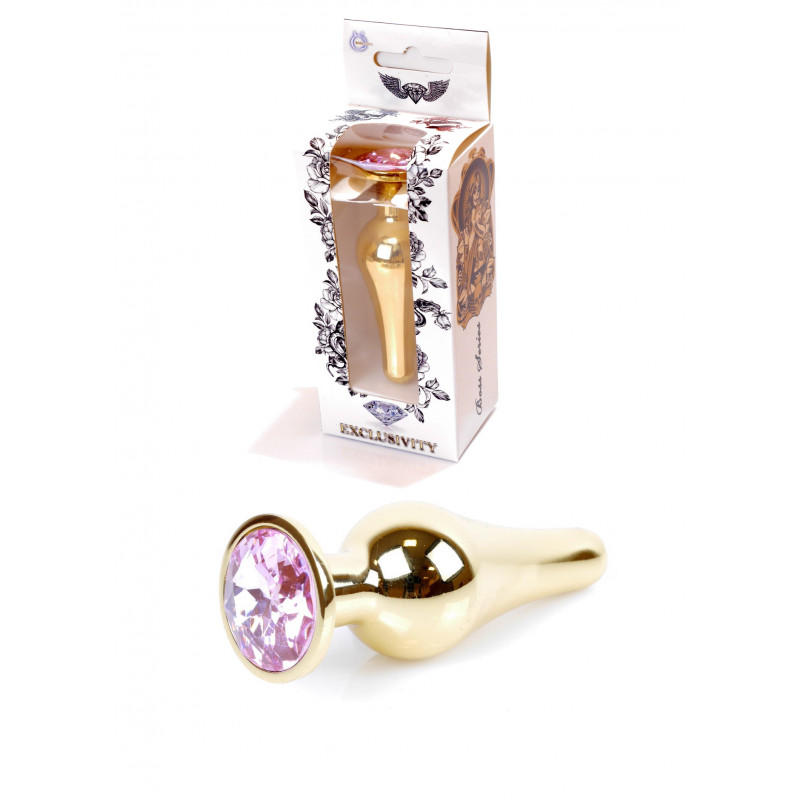 Анальна пробка Jawellery Gold BUTT PLUG-Rose