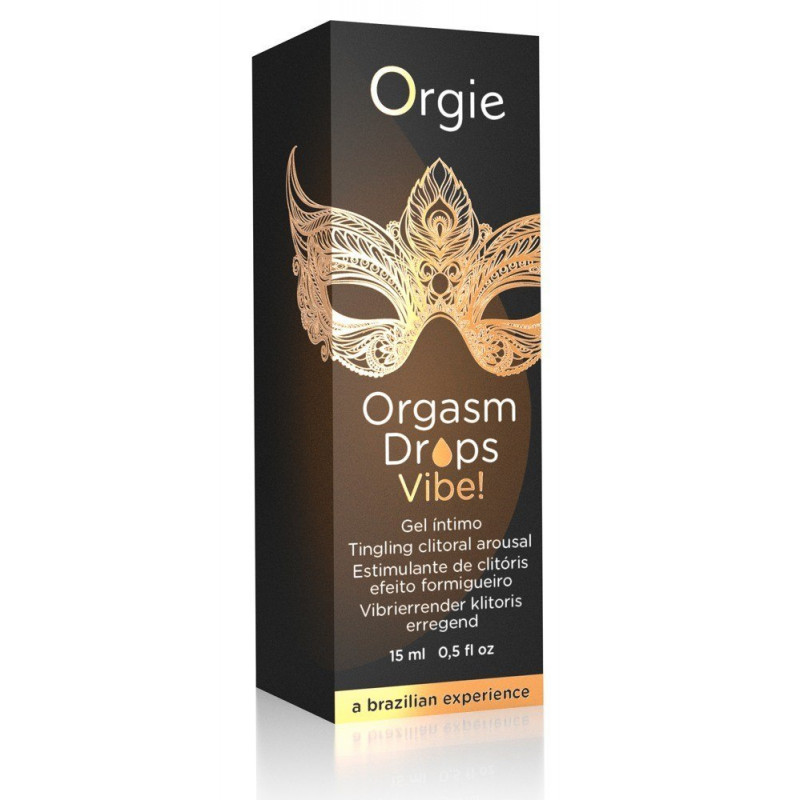 Краплі збуджуючі Orgie Orgasm Drops Vibe Peach Flavor 15 мл