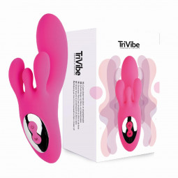 Вібратор FeelzToys - TriVibe G-Spot Vibrator with Clitoral & Labia Stimulation Pink