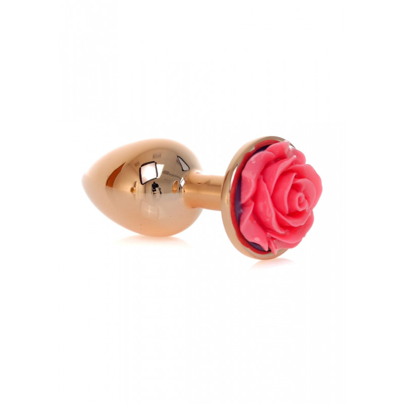 Анальна побка Plug-Jewellery Red Gold PLUG ROSE- Pink