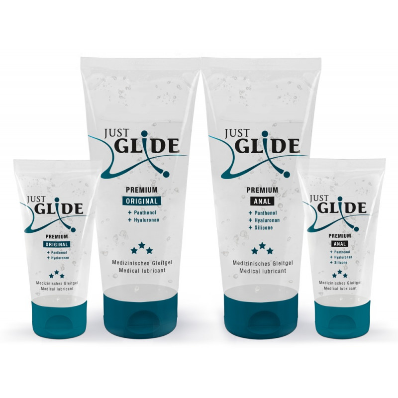 Набір з 4 лубрикантів Just Glide Premium-Set