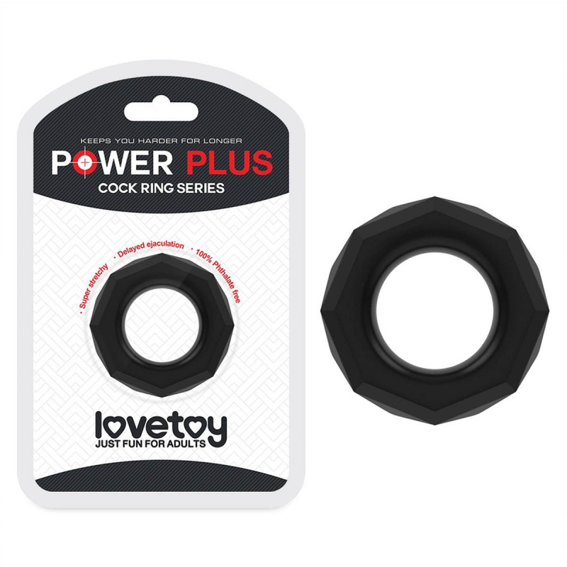 Ерекційне кільце POWER PLUS Cockring Black