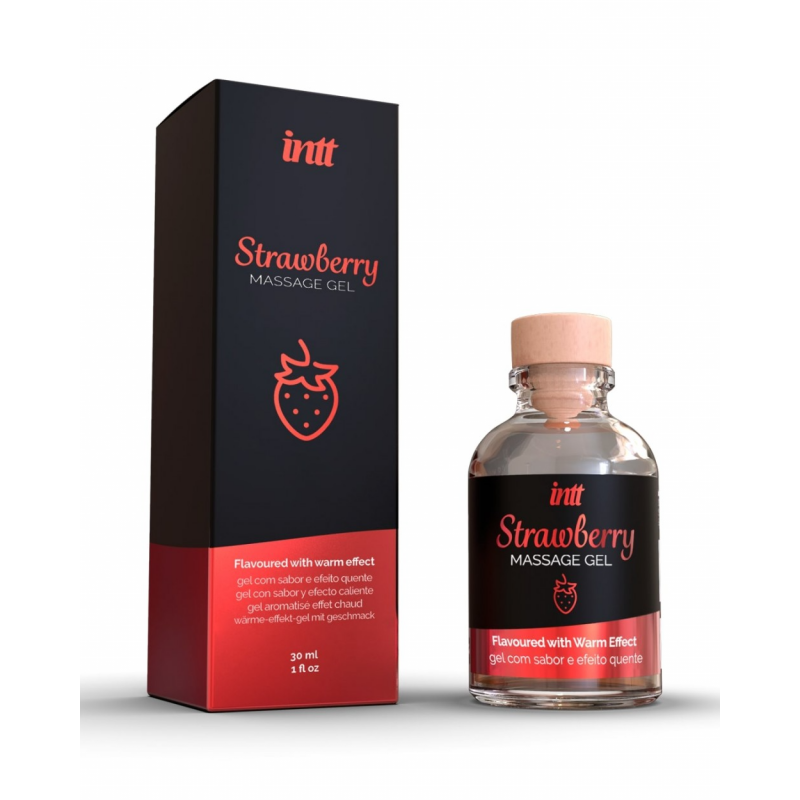 Гель Intt Strawberry Kissable Massage Gel