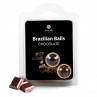 Набір кульок лубрикантів SET 2 BRAZILIAN BALLS CHOCOLATE