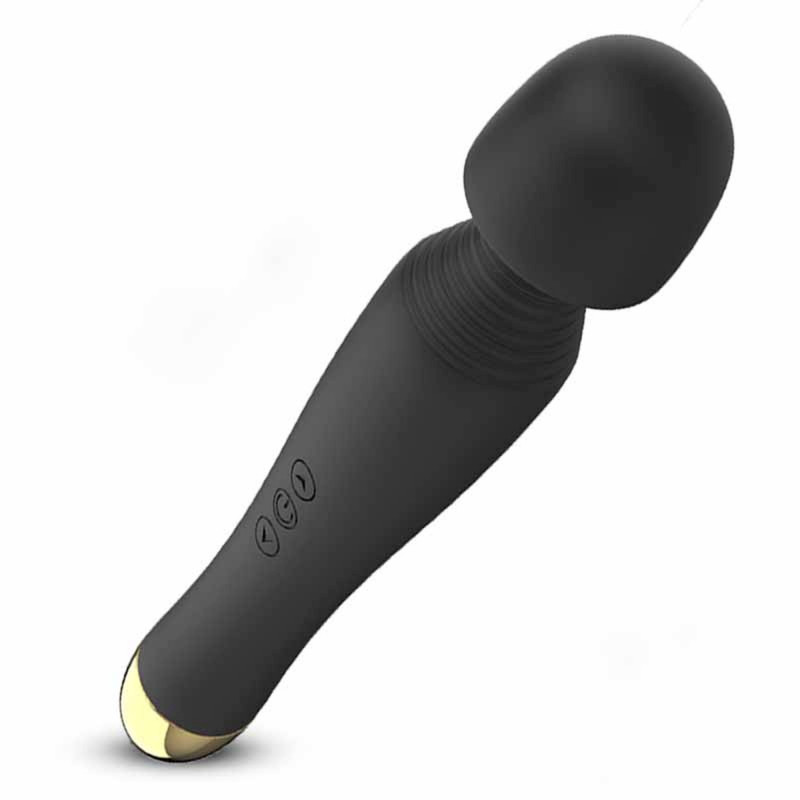 Вібромасажер Silicone Massager Black USB