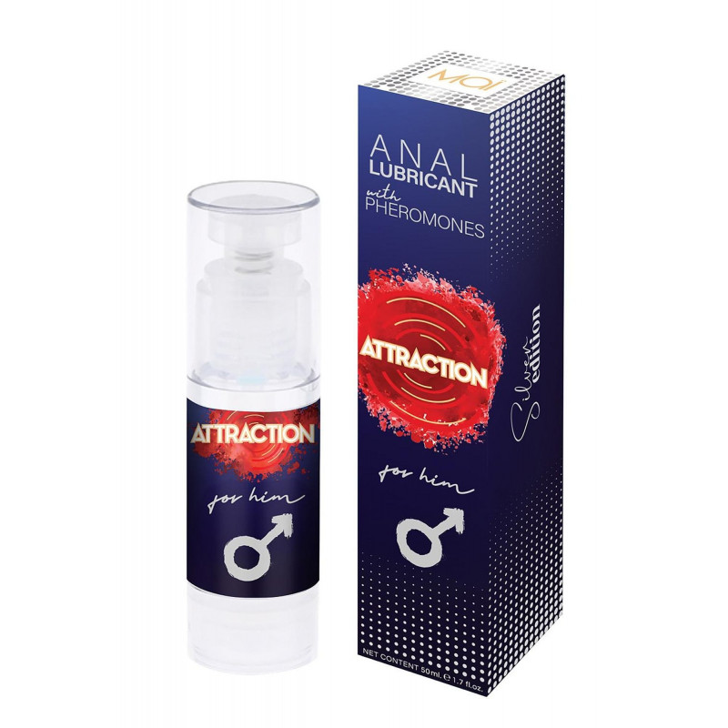 Анальний лубрикант з феромонами ANAL LUBRICANT WITH PHEROMONES ATTRACTION FOR HIM 50 ML