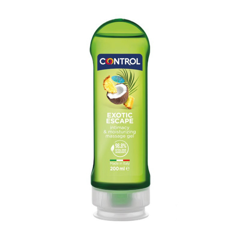 Масажний гель з ароматом ванілі Control Exotic Escape 200 ml