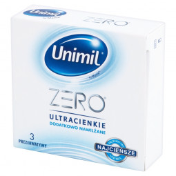 Презервативи UNIMIL Zero BOX 3