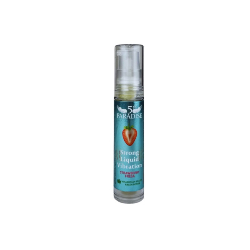 Рідкий вібратор Strong Liquid Vibration Strawberry 10 ml