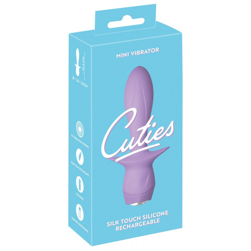 Багатофункціональний вібратор Cuties Mini Purple 4