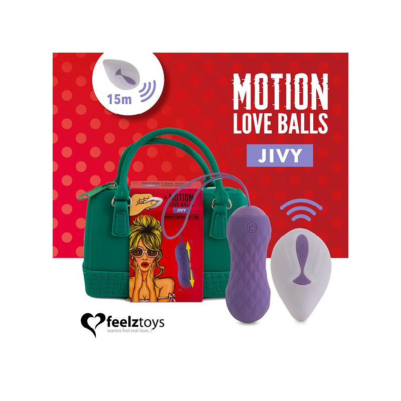 Віброкульки FeelzToys - Remote Controlled Motion Love Balls Jivy