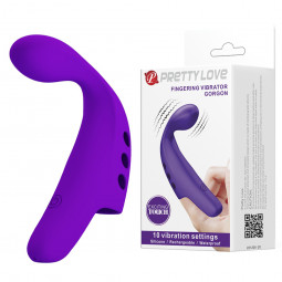 Насадка на палець PRETTE LOVE FINGERING VIBRATOR GORGON Purple