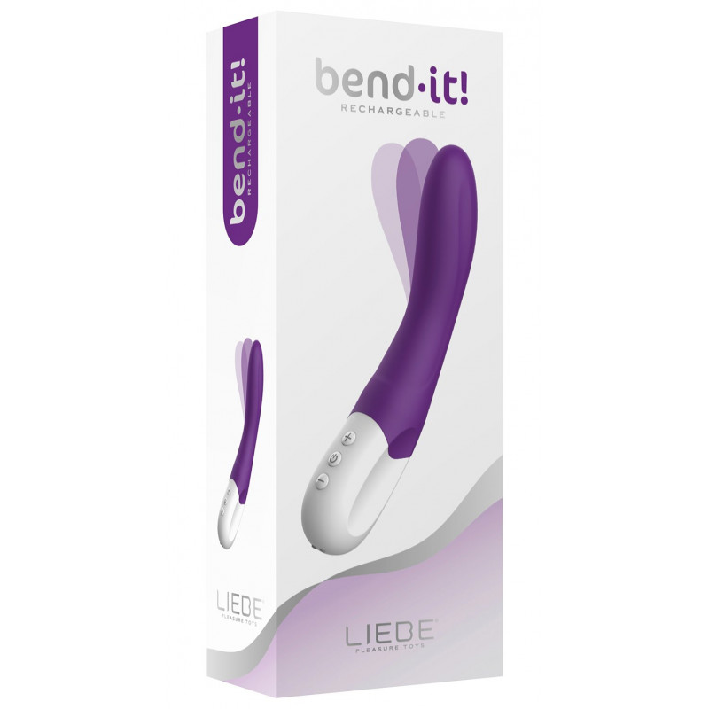 Вібратор точки G LIEBE BEND IT RECHARGEABLE PURPLE