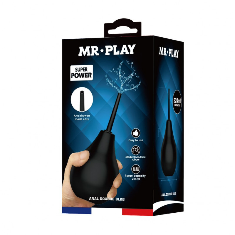 Інтимний душ MR PLAY -ANAL DOUCHE BLKC (224 ml)